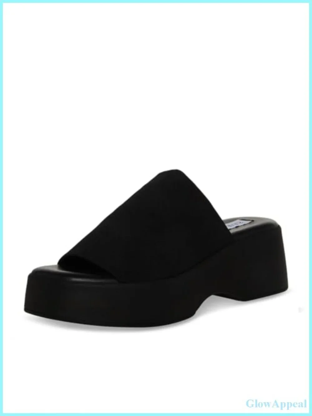 Slinky30 Sculpted Platform Wedge Sandal Stretchy Open Toe Slip On